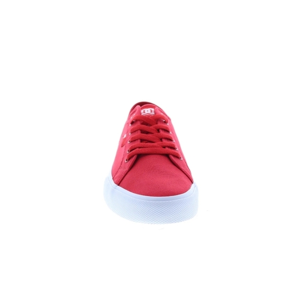 DC MANUAL ADYS300591-RED MENS RED CANVAS SKATE INSPIRED SNEAKERS SHOES - Picture 7 of 9